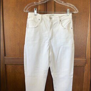 Abercrombie & Fitch High Rise White Jeans – 27x27  New